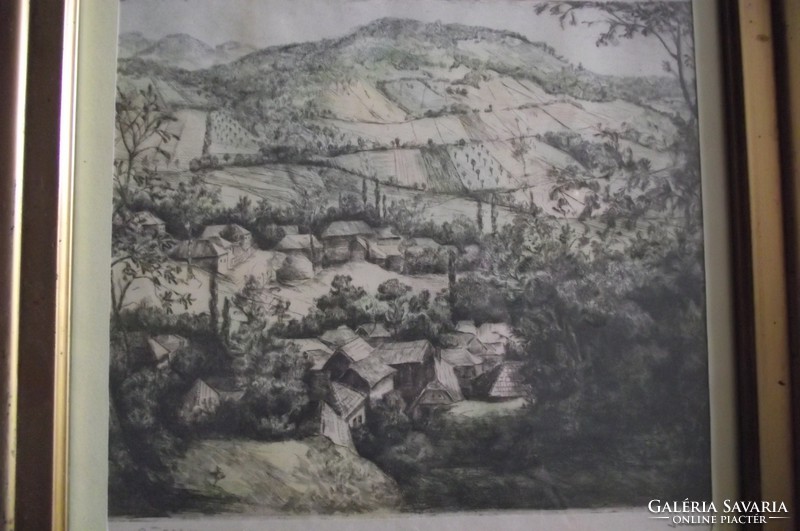 Lajos Mészáros: village in the beech.