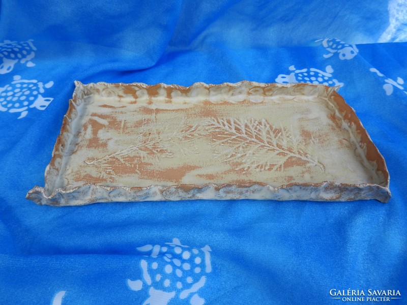 Autumn pattern fine art ceramic bowl - tray 31*15*3