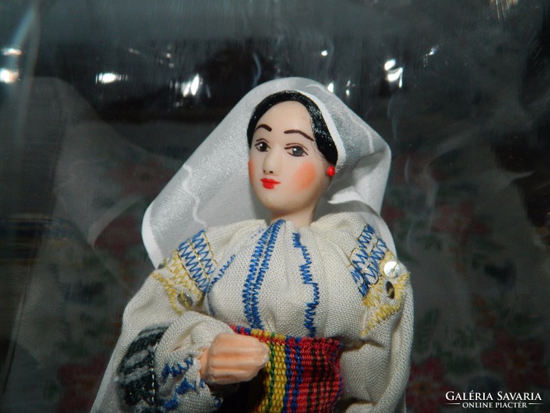 Stylized Romanian doll in historical clothing