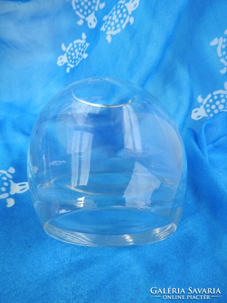 Súlyos ovális üvegváza - üveg váza