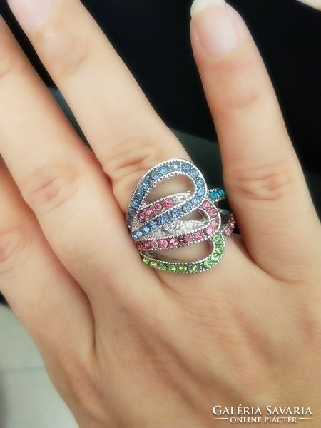 Multicolored ring size 9 new!