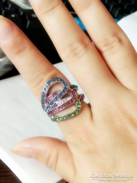 Multicolored ring size 9 new!
