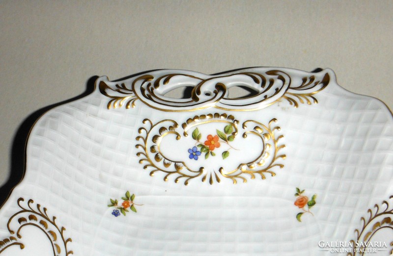 Herend porcelain baroque tray - 30 cm