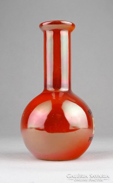 0W762 Retro BUDACOLOR kerámia váza 13.5 cm