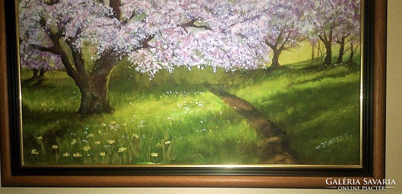 Tavasz - kortárs festmény