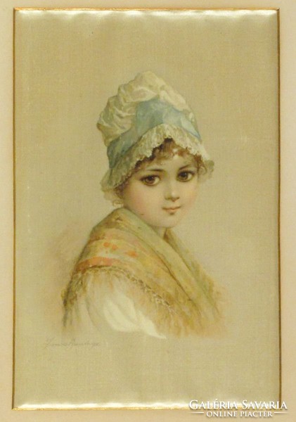 Nyugat-európai festő XIX. sz. : Kislány