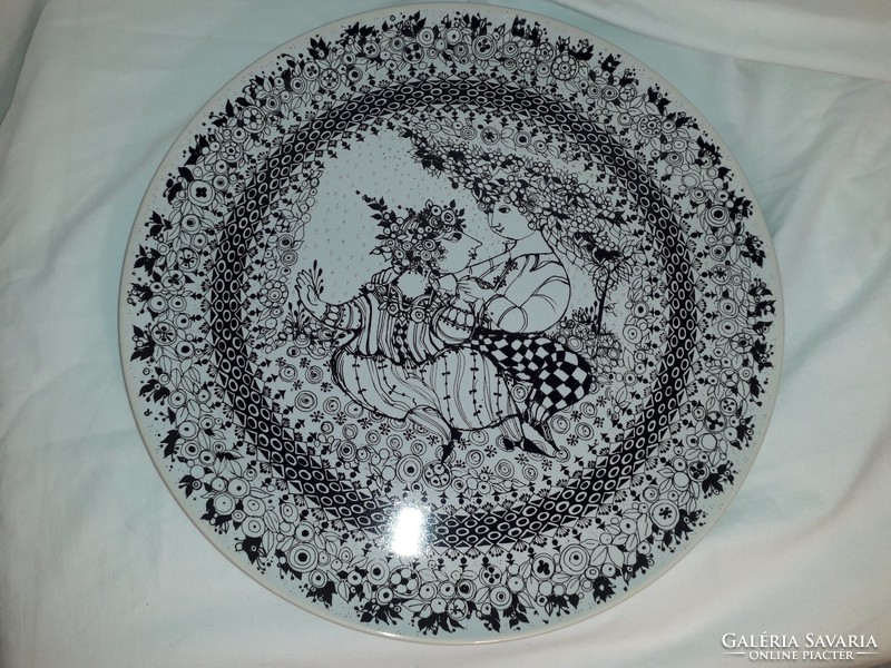 Rosenthal björn wiinblad design porcelain wall plate bowl - spring - 35 cm !!! In a box