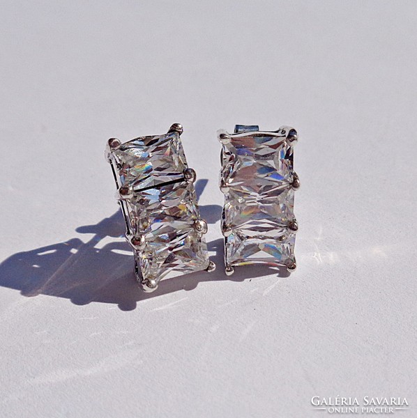 3 Silver silver earrings