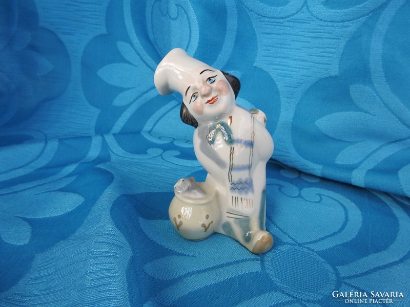 Kijevi nagyon ritka porcelán figura: Bohóc