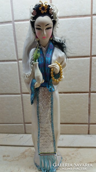 Japanese doll in white for sale!