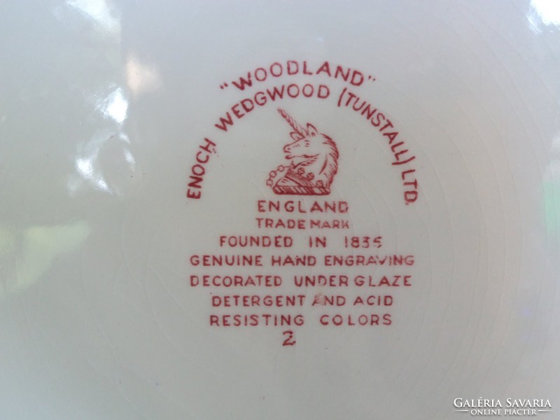 English Wedgwood flat plates