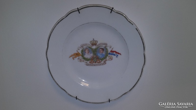 Kroningsfeest 1880-1888,Holland tányér