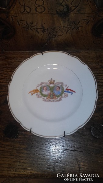 Kroningsfeest 1880-1888,Holland tányér