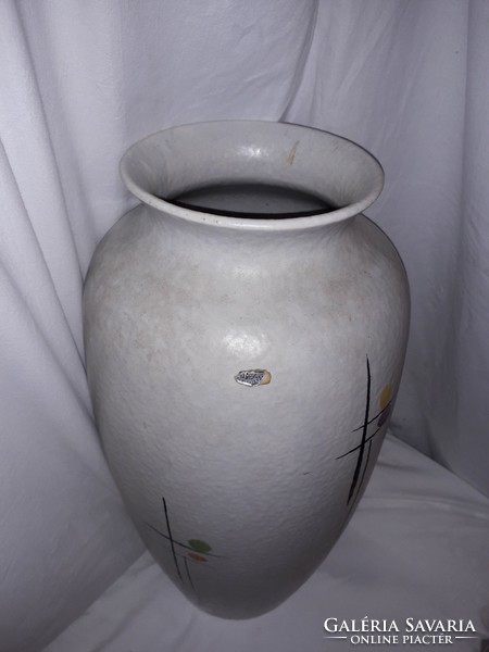 Half a meter for just that! Mid century huge modernist bay pottery ceramic floor vase