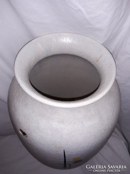 Half a meter for just that! Mid century huge modernist bay pottery ceramic floor vase