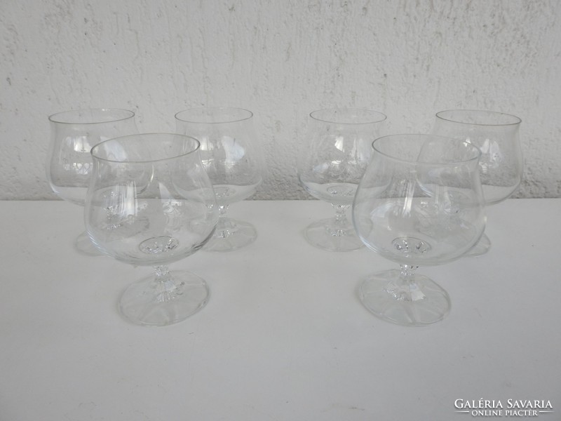 Set of old secis-type stemmed glasses