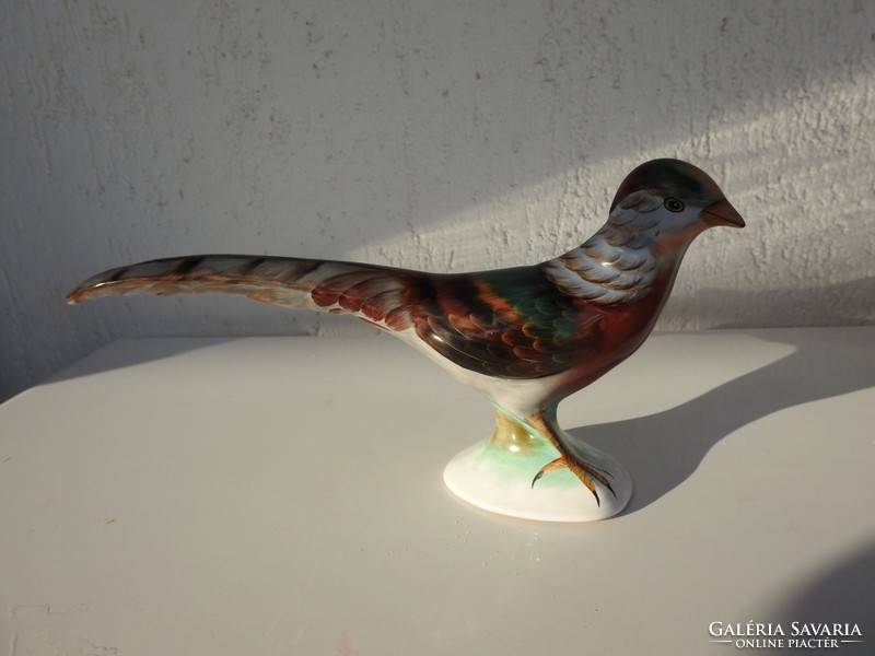 Kerámia madár - Bodrogkeresztúri  kerámia fácán - 32 cm hosszú