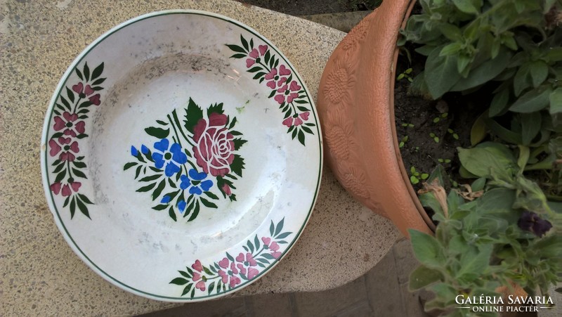 Hollóházi artisan bowl plate 1939