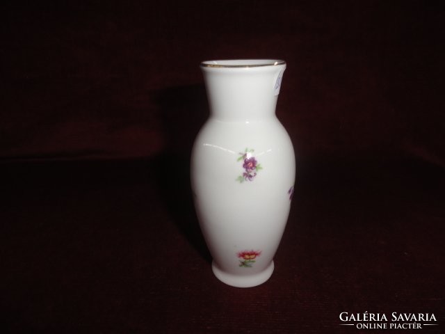 Hollóház porcelain vase, 12 cm high (flower pattern). He has!