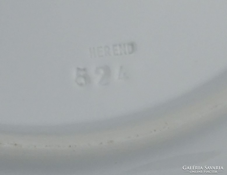 0X151 Régi Herendi porcelán tányér 25.5 cm