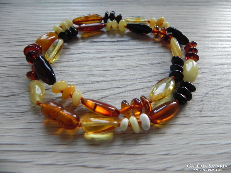 Natural Baltic amber adult necklace 46.5 cm