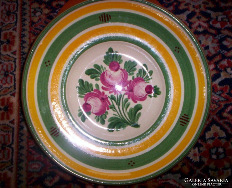 Hand-painted ceramic wall plate 30 cm diameter xx