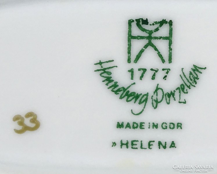 0X137 Henneberg porcelán kínáló tál 32 cm