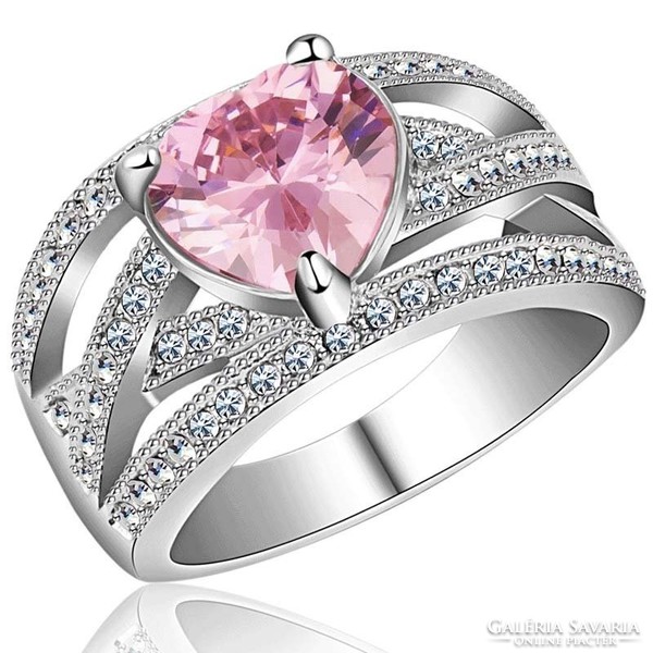 Ring with a pink heart size 7 (54)!
