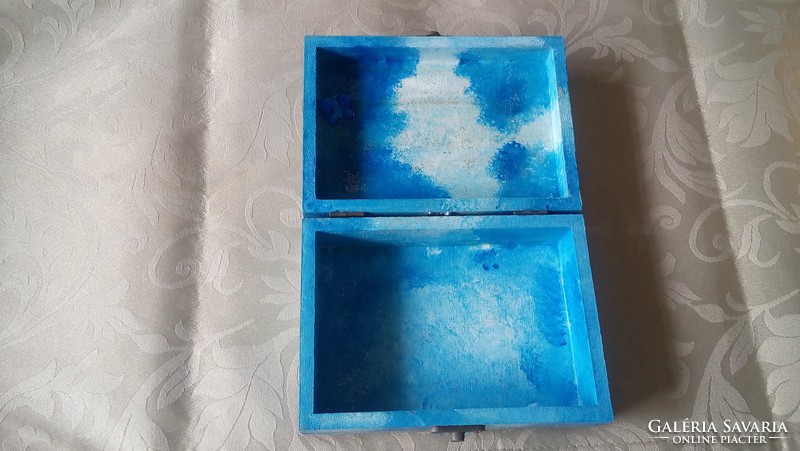 Angyalkás kék dobozka 1.