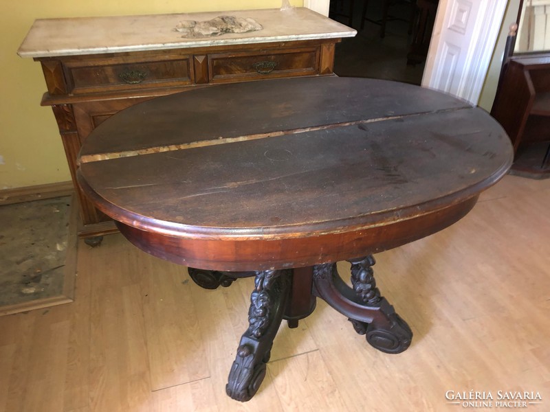 B15 antique dining table