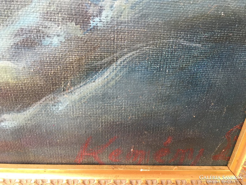 László Hard /1901 vác-1978/: sea oil painting