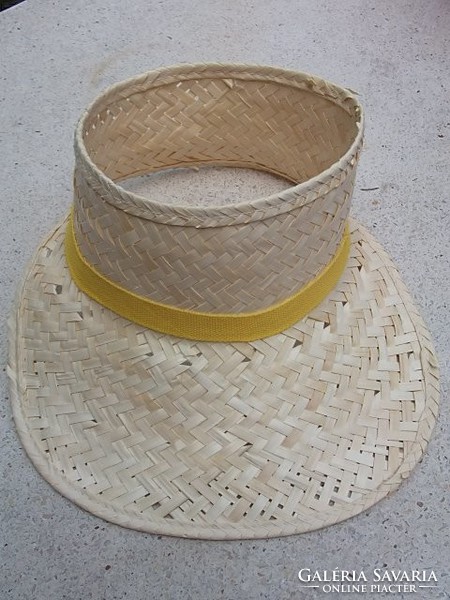 New straw hat-sunshade cap. 58/59 Cm