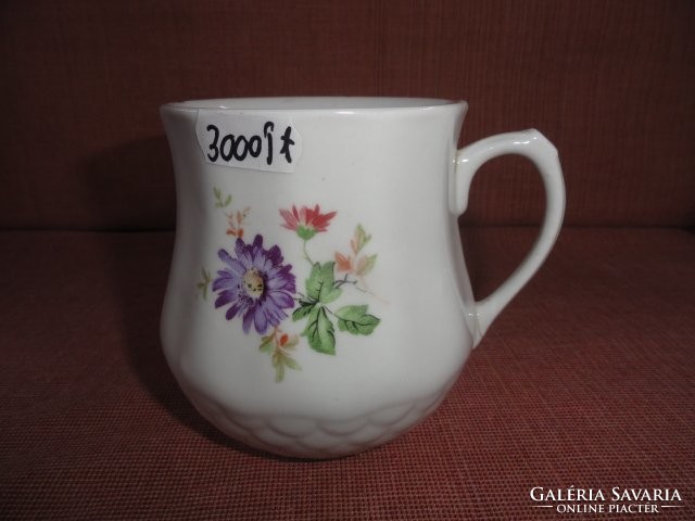 Drasche porcelain, bay mug, flower pattern. He has! Jokai