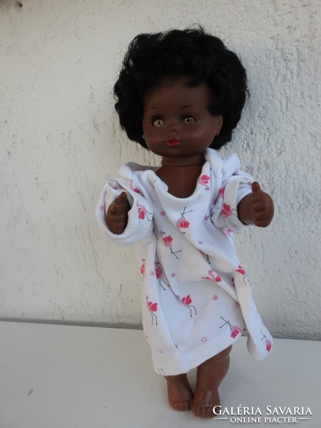 Old marked negro doll - sleeping doll