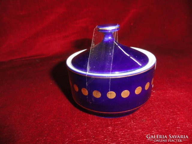 Raven house porcelain sugar bowl, blue color. He has!