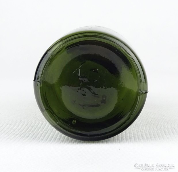 0X308 Antik gyógyszertári zöld patika üveg 125 ml