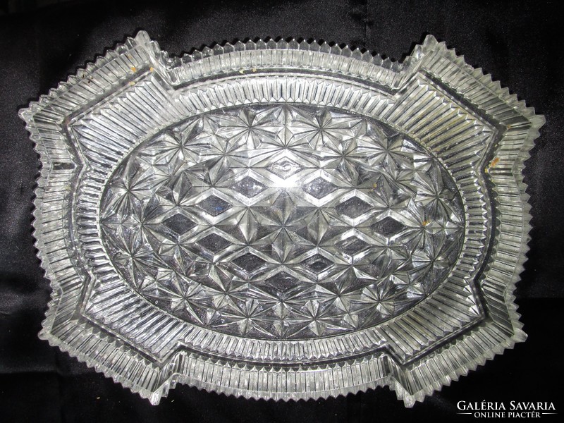 Art deco deco giant glass coffee house bowl, excellent table centerpiece, extremely spectacular