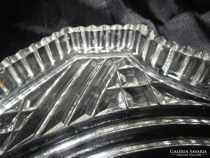 Art deco deco giant glass coffee house bowl, excellent table centerpiece, extremely spectacular