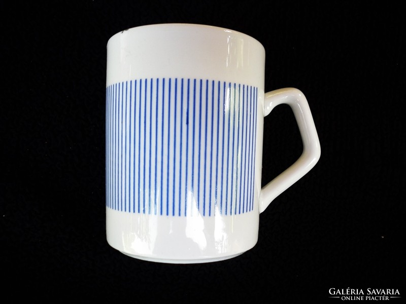 Zsolnay retro striped cup, mug 311.