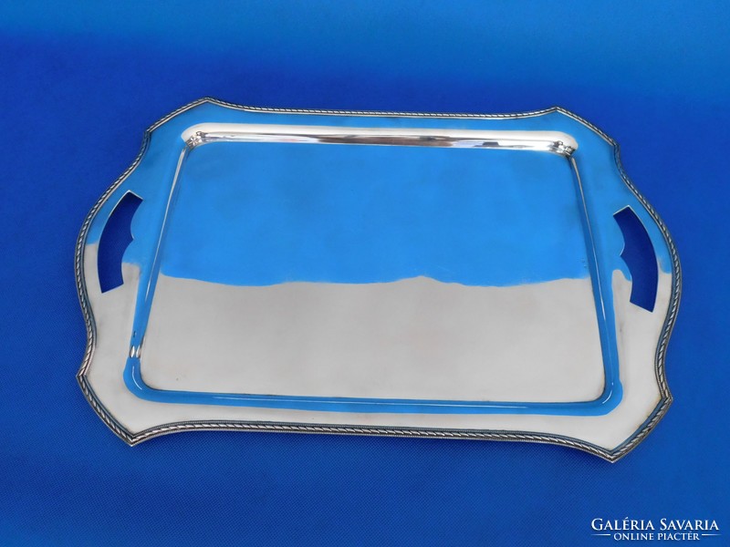 Tray with silver handles 1430 g