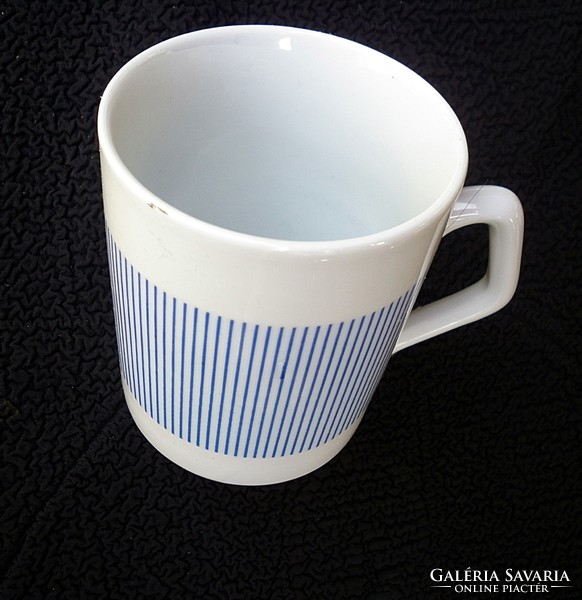 Zsolnay retro striped cup, mug 311.