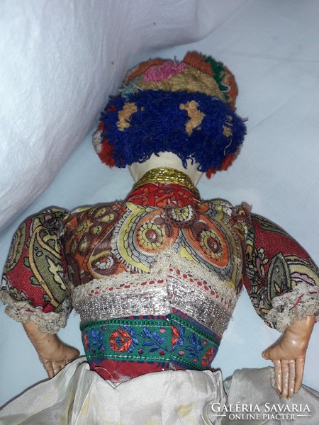 Antique matyó doll is really old