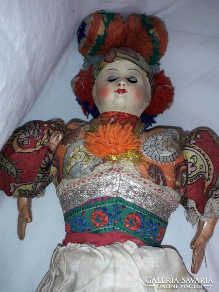 Antique matyó doll is really old