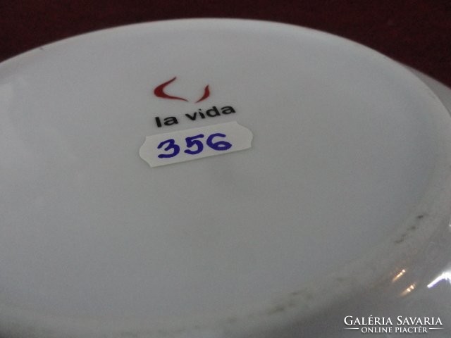 Spanyol porcelán  süteményes tányér, rózsa mintával, átmérője 20,5 cm. Vanneki!