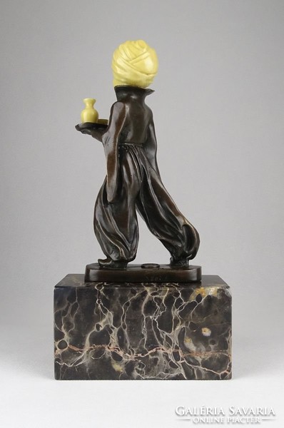 0X416 Preifs : Orientalista bronz szobor 26 cm