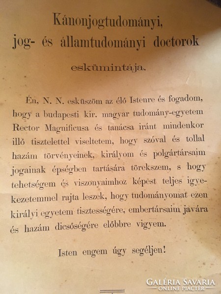  Antik Diploma 1911- ből! /Szvoboda Károly Endre/ nevére kiállítva!!!! Budapesti Székesfővárosi Szül
