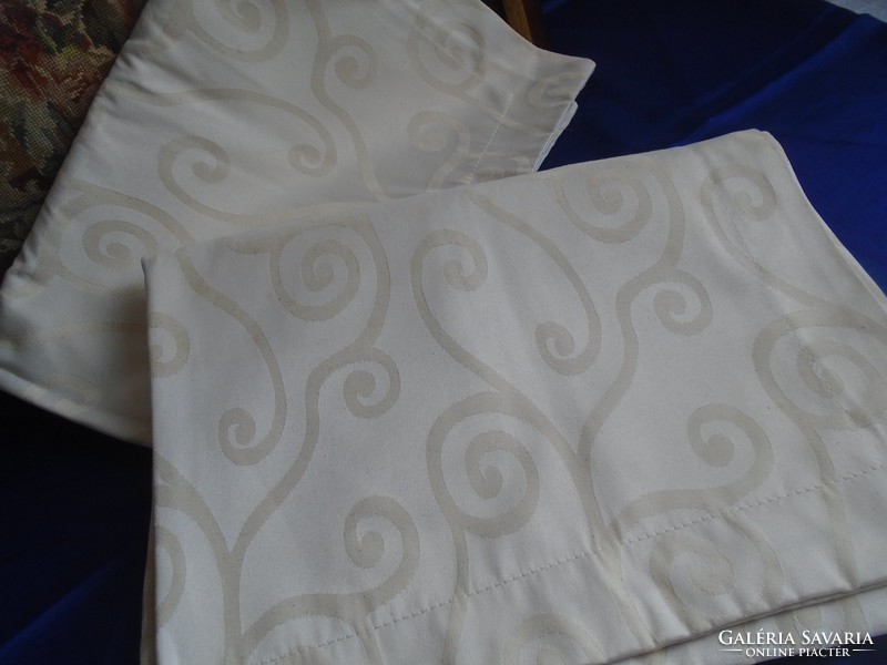 New, elegant 2 pcs. Thick, ornament cotton pillowcase.