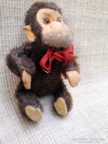 Antique heart marked small monkey