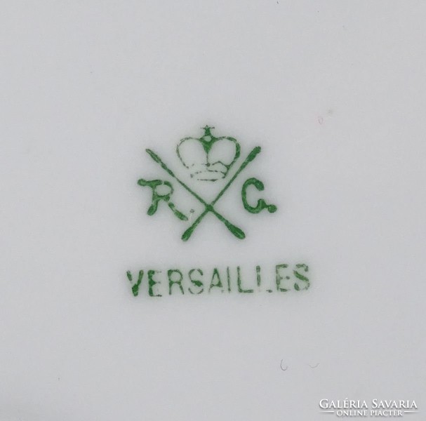 0X596 Antik Versailles-i porcelán kínáló tál 35 cm
