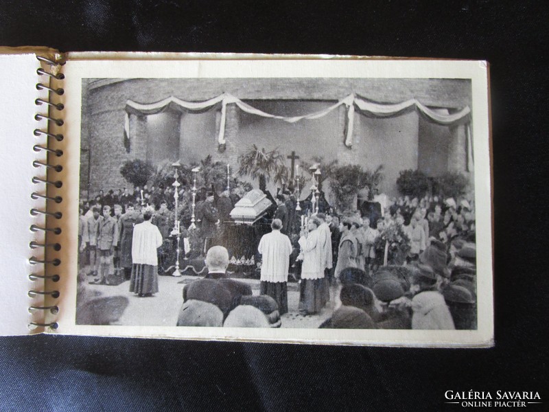 TISZTELETREMÉLTÓ KASZAP ISTVÁN magyar jezsuita novicius EMLÉK ALBUM 1936 SOK FOTÓ -VAL